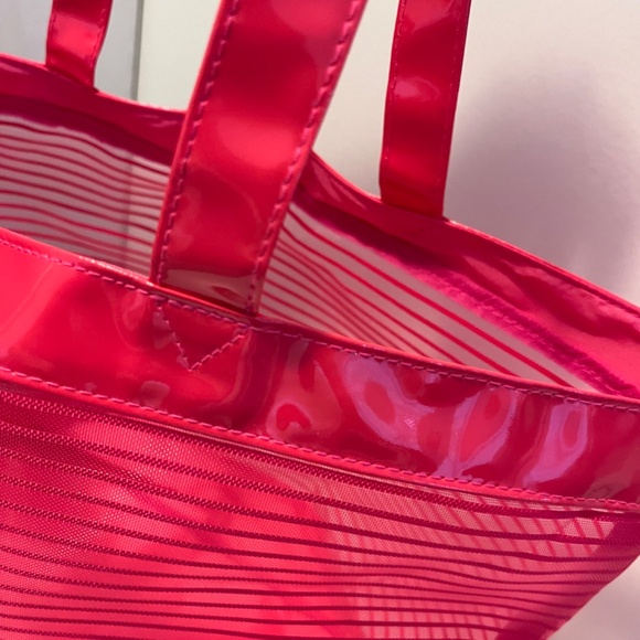 NORDSTROM Pink Shoulder Tote Big Summer Bag - Picture 4 of 9